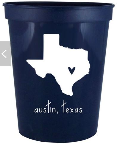 Custom 12 oz Stadium Cup - 1 Color Imprint - Free Setup main image